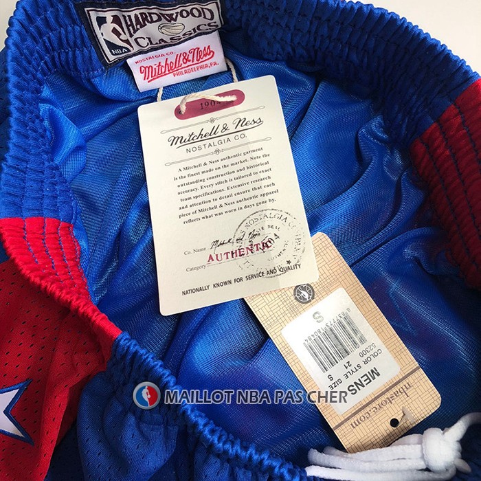 Short All Star 2004 Mitchell & Ness Bleu